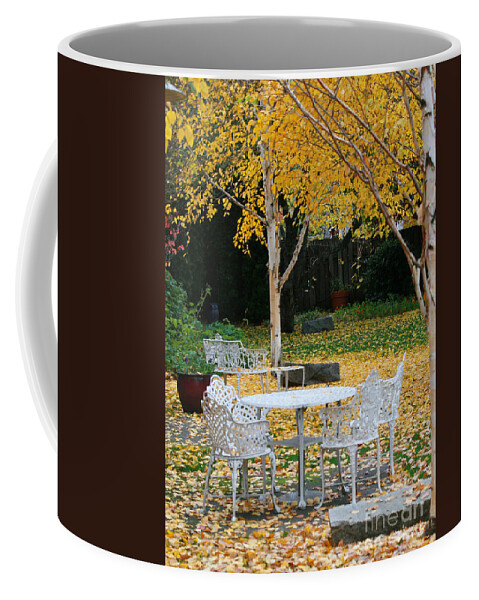 Furniture Coffee Mug featuring the photograph Table And Chairs by J. Christopher Briscoe