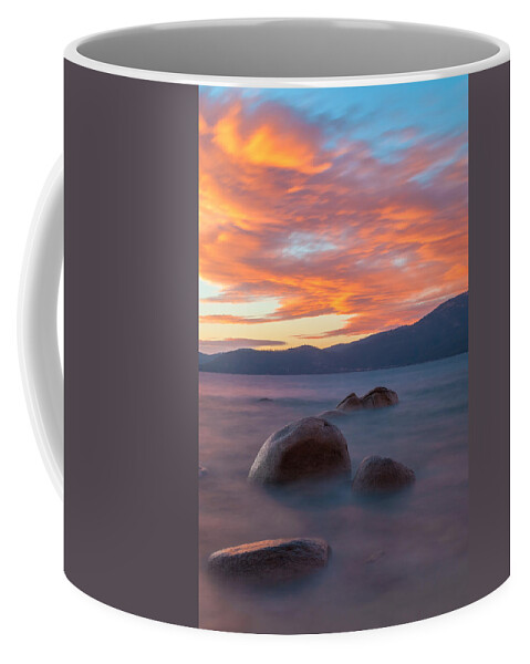 Landscape Coffee Mug featuring the photograph Tahoe Burning by Jonathan Nguyen