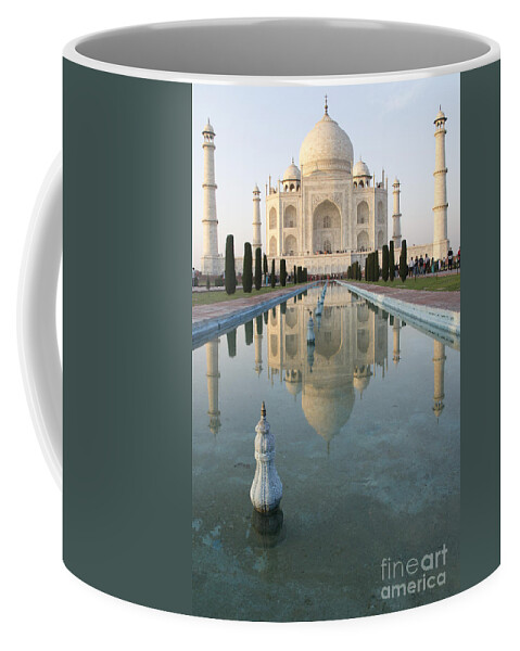 Taj Mahal Coffee Mug featuring the photograph Taj by Elena Perelman