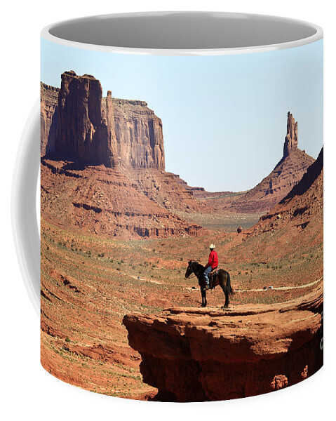 Arizona Coffee Mug featuring the photograph Taking in the View by Kathy McClure