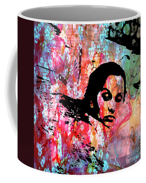Girl Coffee Mug featuring the photograph Tangled in Textures by Randi Grace Nilsberg