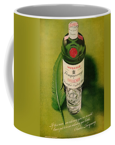 Tanqueray Coffee Mug featuring the digital art Tanqueray Gin by Tanqueray Gin