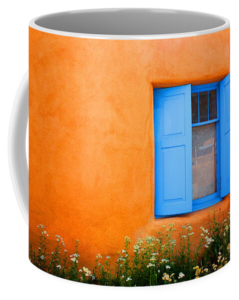 Rancho De Taos Coffee Mug featuring the photograph Taos Window III by Lanita Williams