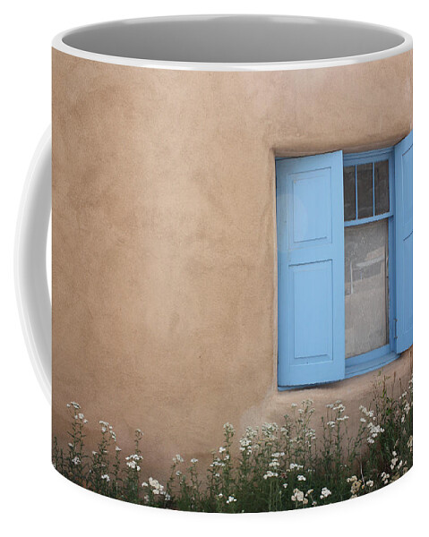 Rancho De Taos Coffee Mug featuring the photograph Taos Window VI by Lanita Williams