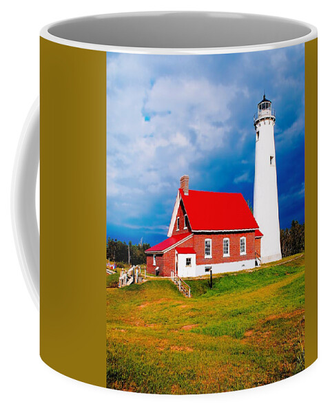 Tawas Coffee Mug featuring the photograph Tawas Point Lighthouse by Nick Zelinsky Jr