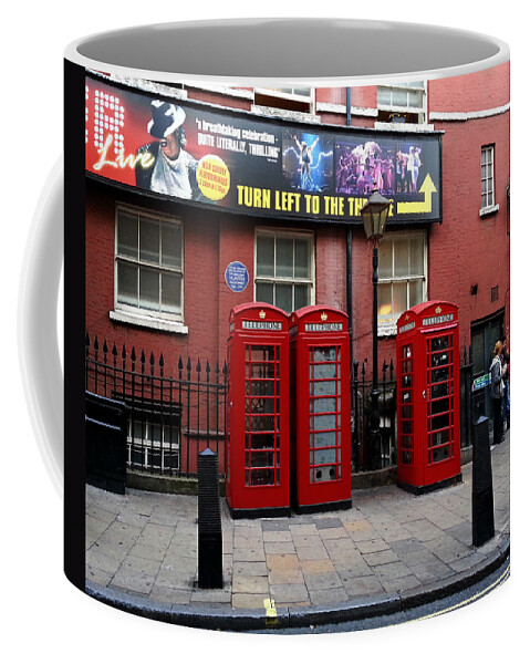 London Coffee Mug featuring the photograph Telephone Box Story by Nicky Jameson