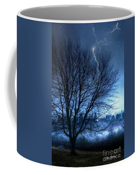 Abstract Coffee Mug featuring the photograph Tempting Fate by Dan Stone