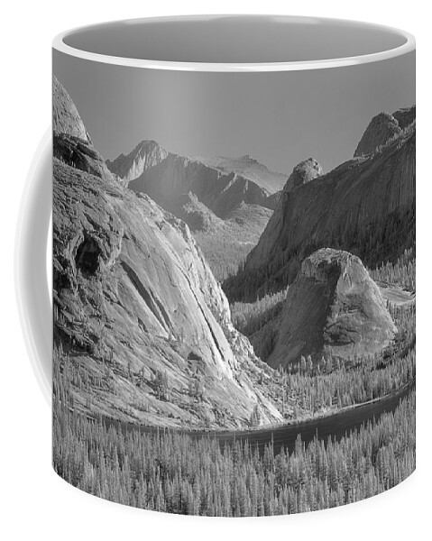 Tenaya Lake Coffee Mug featuring the photograph 6M6552-BW-Tenaya Lake Yosemite BW by Ed Cooper Photography
