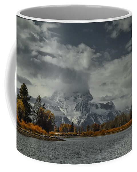 Lake Coffee Mug featuring the photograph Teton by Erika Fawcett
