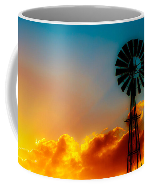 Texas Sunrise Coffee Mug featuring the photograph Texas Sunrise by Darryl Dalton
