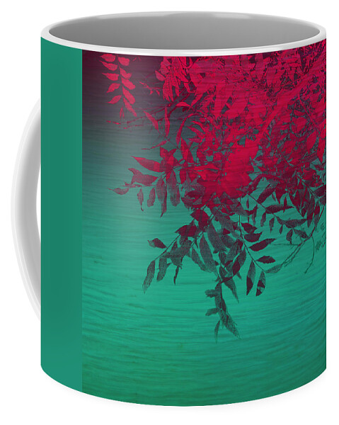 Leaves Coffee Mug featuring the digital art That Tropical Feeling by Ann Powell
