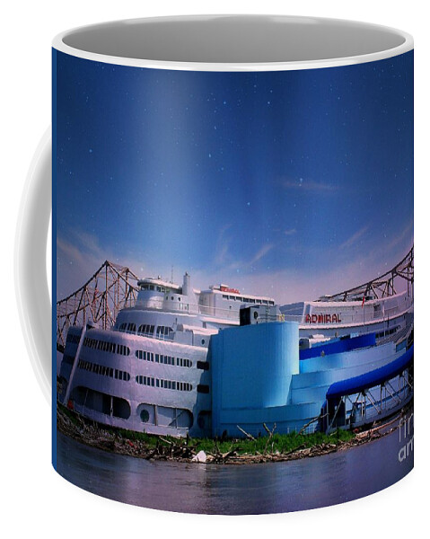  Coffee Mug featuring the photograph The Admiral in Space by Kelly Awad