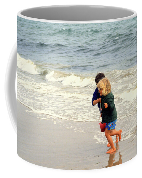 Two Coffee Mug featuring the photograph The Beach by Gordon James