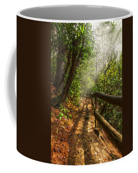 Appalachia Coffee Mug featuring the photograph The Benton Trail by Debra and Dave Vanderlaan