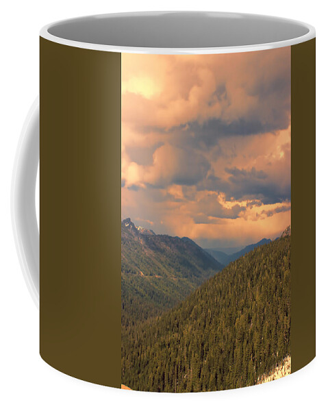 Cascades Coffee Mug featuring the photograph The Cascade Mountain Range by Cathy Anderson