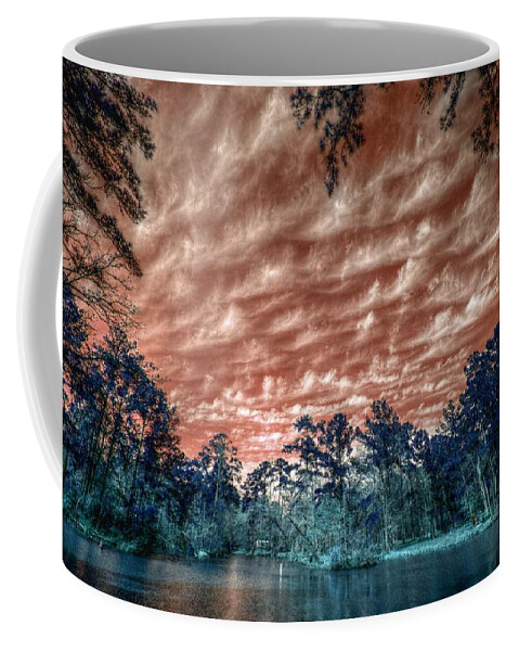 Art Coffee Mug featuring the digital art The Day After... by Linda Unger