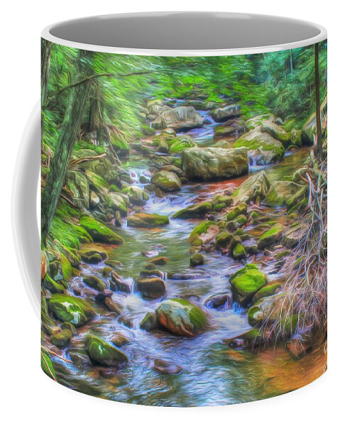 Day Coffee Mug featuring the photograph The Emerald Forest 6 by Dan Stone