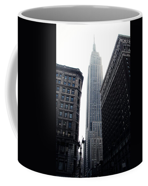 New York Coffee Mug featuring the photograph The Empire State Building by Zinvolle Art