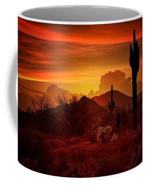 Desert Southwest Coffee Mug featuring the photograph The Essence of the Southwest by Saija Lehtonen