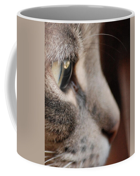 Eye Coffee Mug featuring the photograph The eye has it by Larry Ward