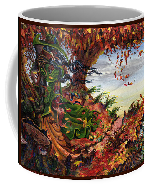 Tony Koehl Coffee Mug featuring the painting The Fall by Tony Koehl