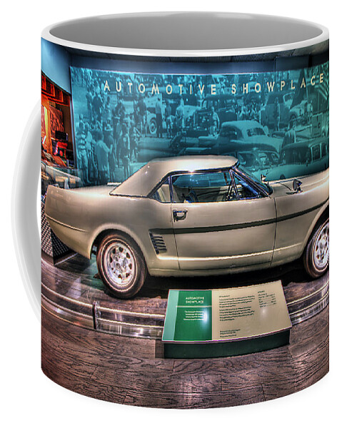 The First Coffee Mug featuring the photograph The First Mustang by Nicholas Grunas