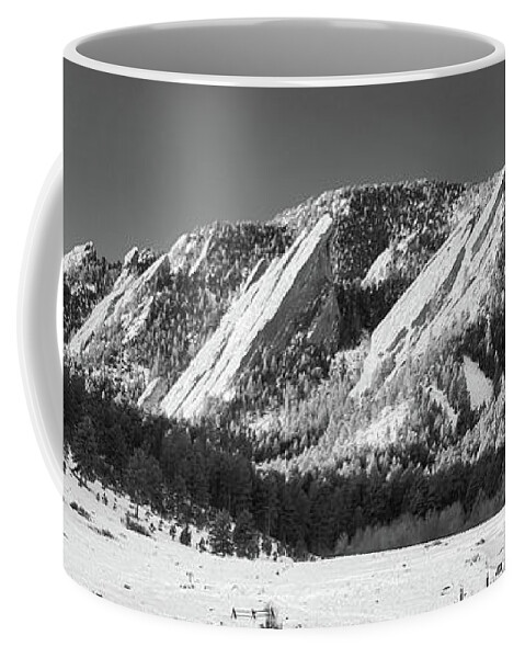 Guy Whiteley Photography Coffee Mug featuring the photograph The Flatirons by Guy Whiteley