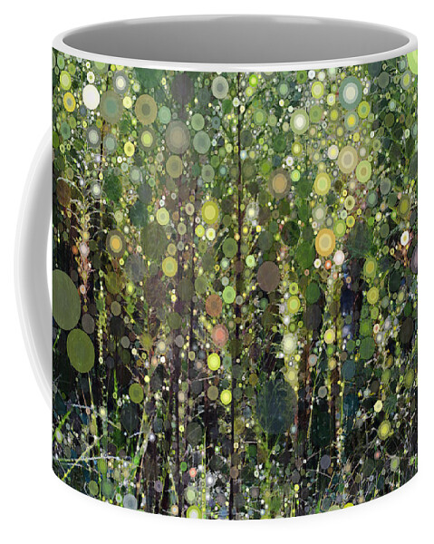 Digital Coffee Mug featuring the digital art The Forest by Linda Bailey
