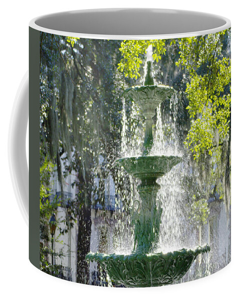 Fountain Coffee Mug featuring the photograph The Fountain by Mike McGlothlen