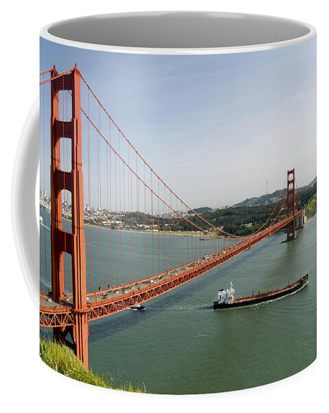 Golden Gate Coffee Mug featuring the photograph The Golden Gate by Robert Dann