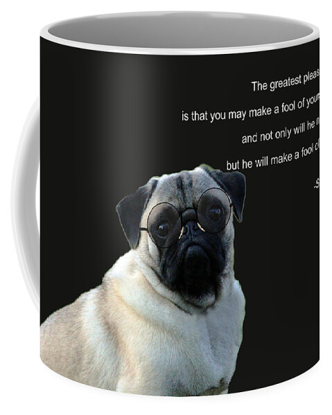 Pug Coffee Mug featuring the photograph Phinneaus by Jackson Pearson