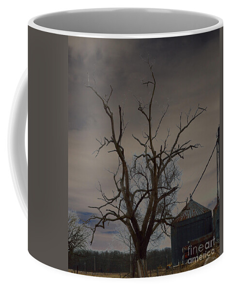 Spooky Coffee Mug featuring the photograph The Haunting Tree by Alys Caviness-Gober