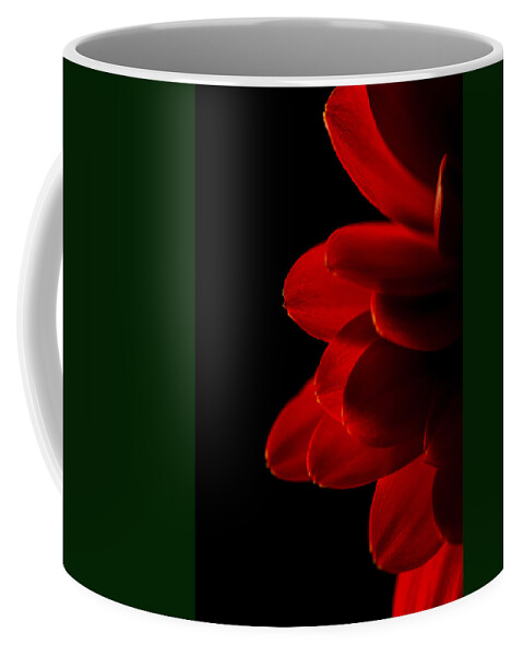 Red Coffee Mug featuring the photograph The Heat Of Your Gaze by Sandra Parlow