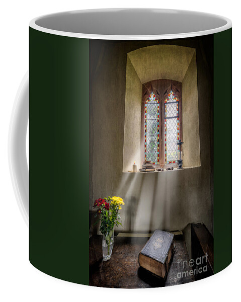 British Coffee Mug featuring the photograph The Holy Bible by Adrian Evans