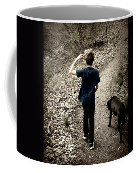 Boy Coffee Mug featuring the photograph The Journey Together by Bruce Carpenter