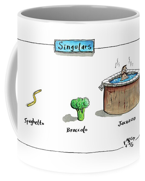 The Labels Beneath Images Of Spaghetti Coffee Mug