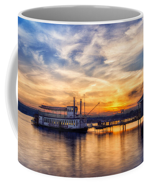Canandaigua Lady Coffee Mug featuring the photograph The Lady of the Lake by Mark Papke