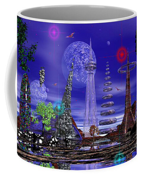 Landscape Coffee Mug featuring the photograph The Lakes of Zorg by Mark Blauhoefer