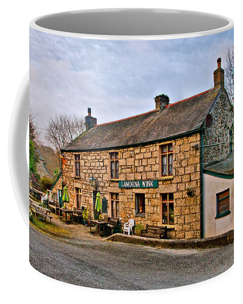 Lamorna Wink Coffee Mug featuring the photograph The Lamorna Wink by Chris Thaxter