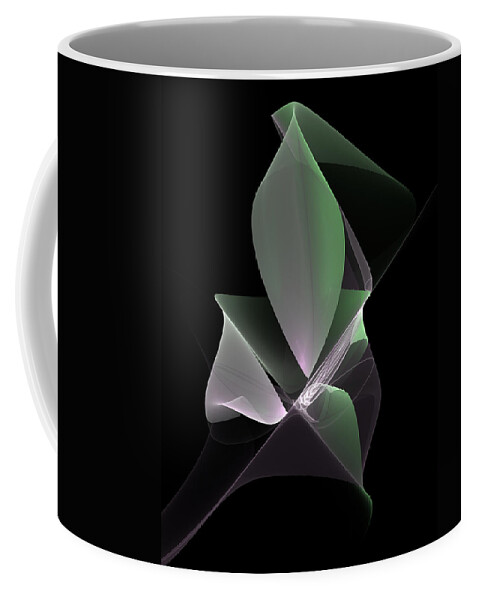 Abstract Coffee Mug featuring the digital art The Light Inside by Gabiw Art