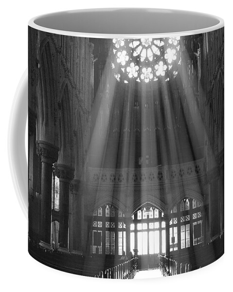 Cathedral Coffee Mug featuring the photograph The Light - Ireland by Mike McGlothlen