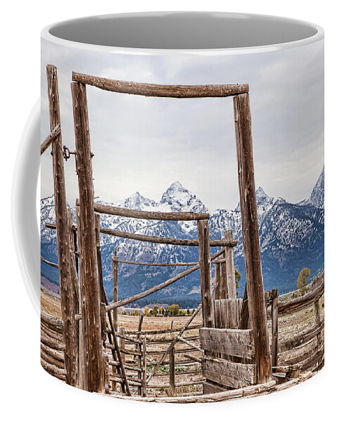 Teton National Park Print Coffee Mug featuring the photograph The Loading Gate by Jim Garrison