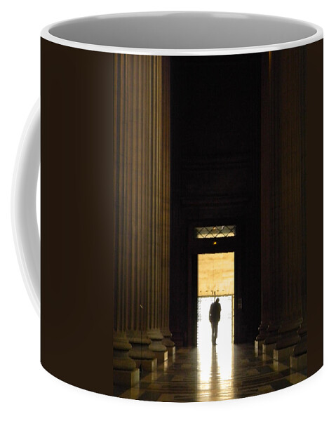 Paris Coffee Mug featuring the photograph The Lonely Parisian by Marwan George Khoury