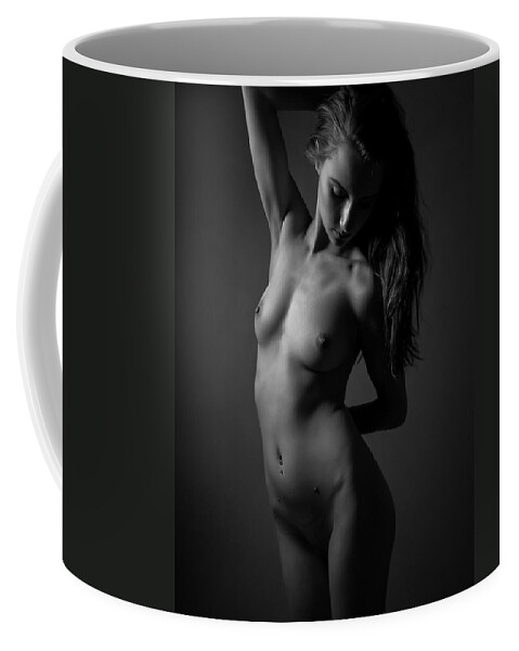 Blue Muse Fine Art Coffee Mug featuring the photograph The Lonely Street Of Dreams - crop2 by Blue Muse Fine Art