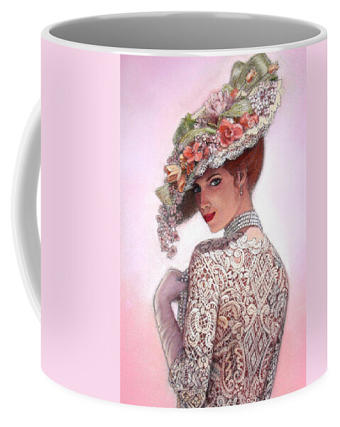Portrait Coffee Mug featuring the painting The Look of Love by Sue Halstenberg
