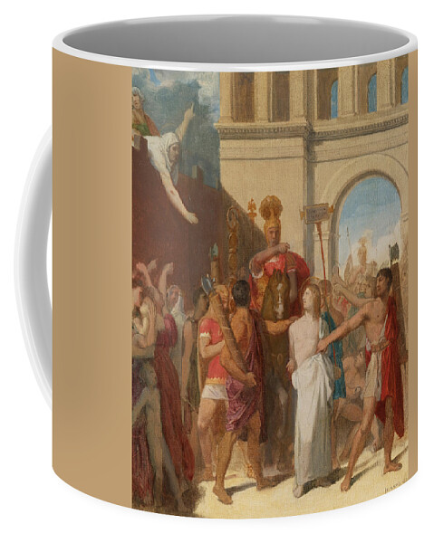 Jean-auguste-dominique Ingres Coffee Mug featuring the painting The Martyrdom of St Symphorian by Jean-Auguste-Dominique Ingres