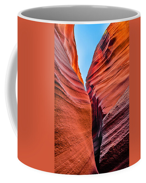 Antelope Canyon Coffee Mug featuring the photograph The Mysterious Canyon 1 by Jason Chu