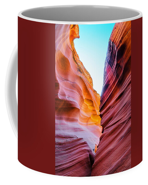 Antelope Canyon Coffee Mug featuring the photograph The Mysterious Canyon 2 by Jason Chu