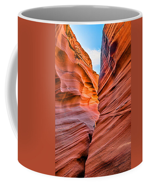 Antelope Canyon Coffee Mug featuring the photograph The Mysterious Canyon 3 by Jason Chu