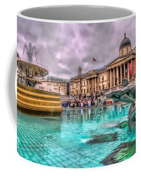 Tim Stanley Coffee Mug featuring the photograph The National Gallery in Trafalgar Square by Tim Stanley